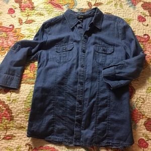 Apt 9 denim chambray shirt